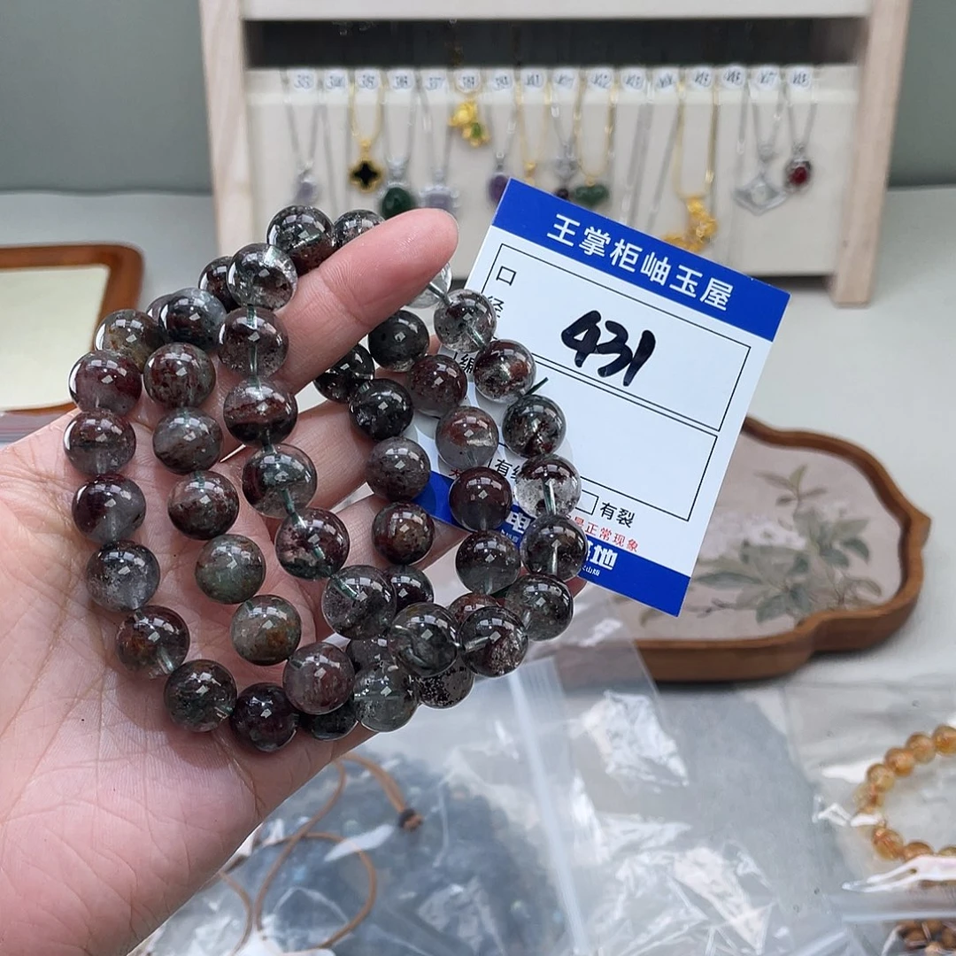 水晶颈饰未镶嵌多样性，发一件