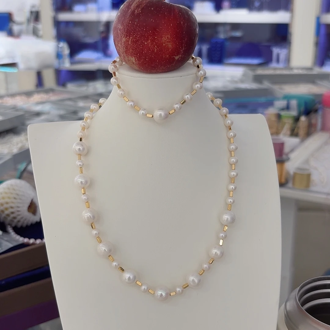 淡水珍珠项链 手链套组未镶嵌