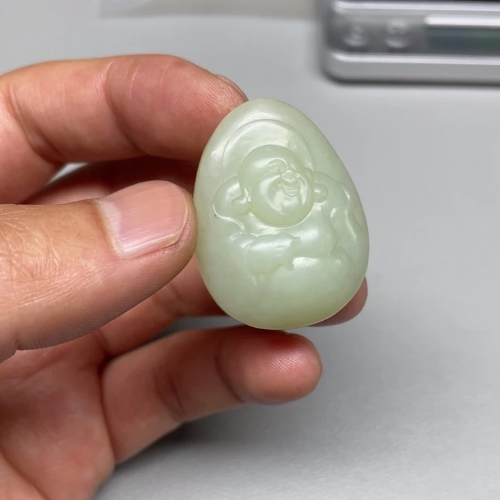 和田玉吊坠(不含链)未镶嵌龙****^