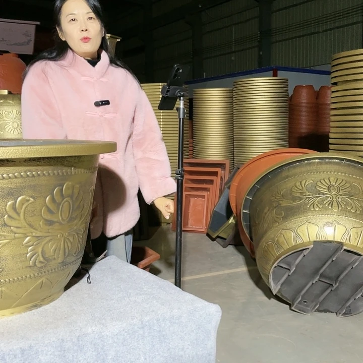 童***年圆盆古铜一米两个