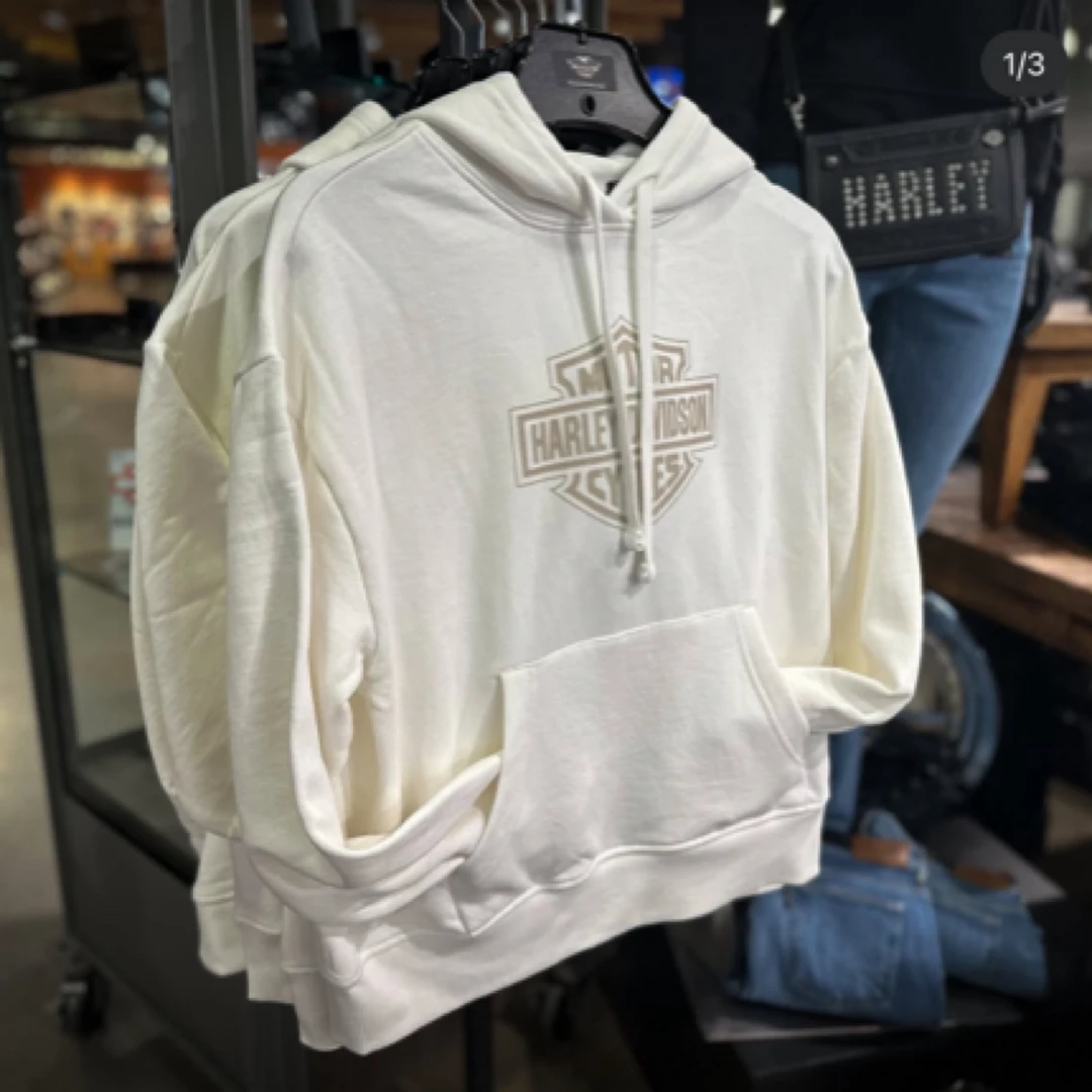 限量女款白色连帽套头衫时尚休闲舒适96061