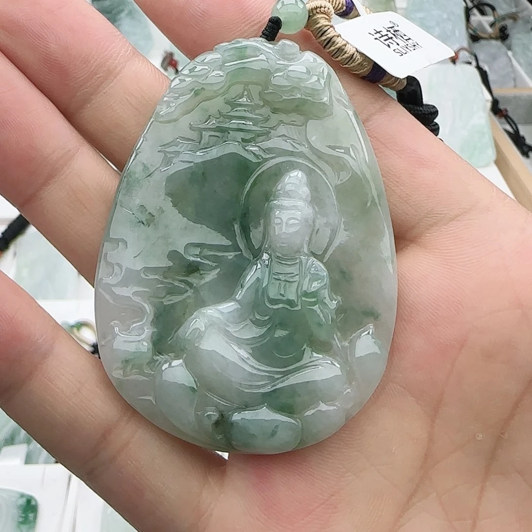 翡翠未镶嵌颈饰翡翠