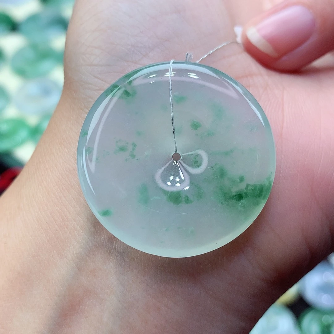 翡翠颈饰未镶嵌80尺寸32.8-5.8