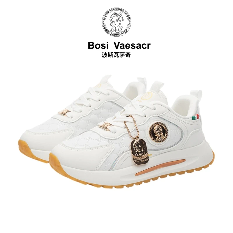 【男女同款】Bosi Vaesacr-波斯瓦萨奇-皮面百搭轻奢情侣时尚鞋