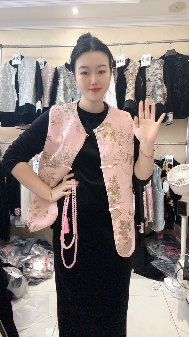 2025春季新款新中式国风古风盘扣背心马甲女气质高级感网红上衣潮