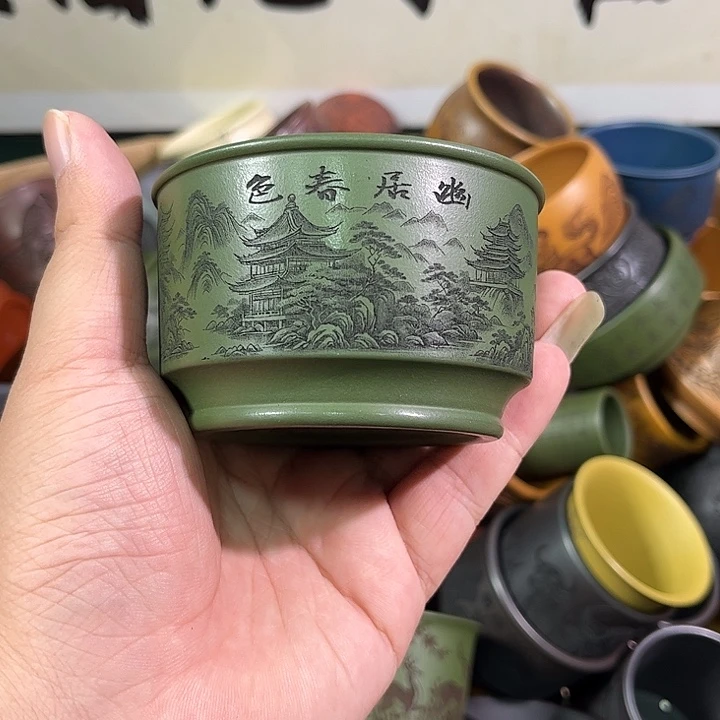 茶杯紫砂全手工紫砂主人杯
