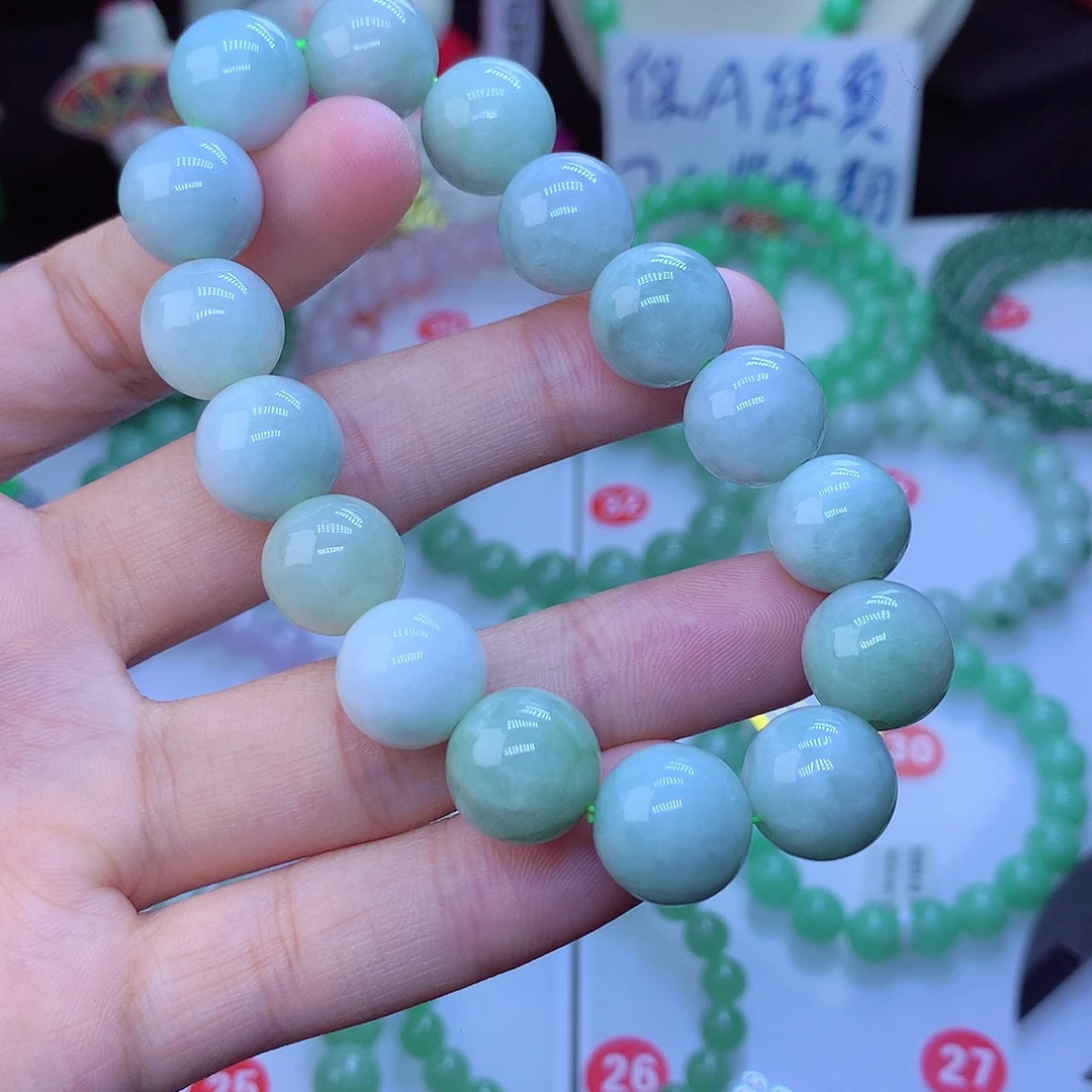 翡翠毛衣链未镶嵌