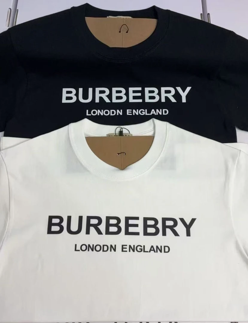 外贸夏季液氨棉休闲宽松圆领短袖T恤男女情侣装ba