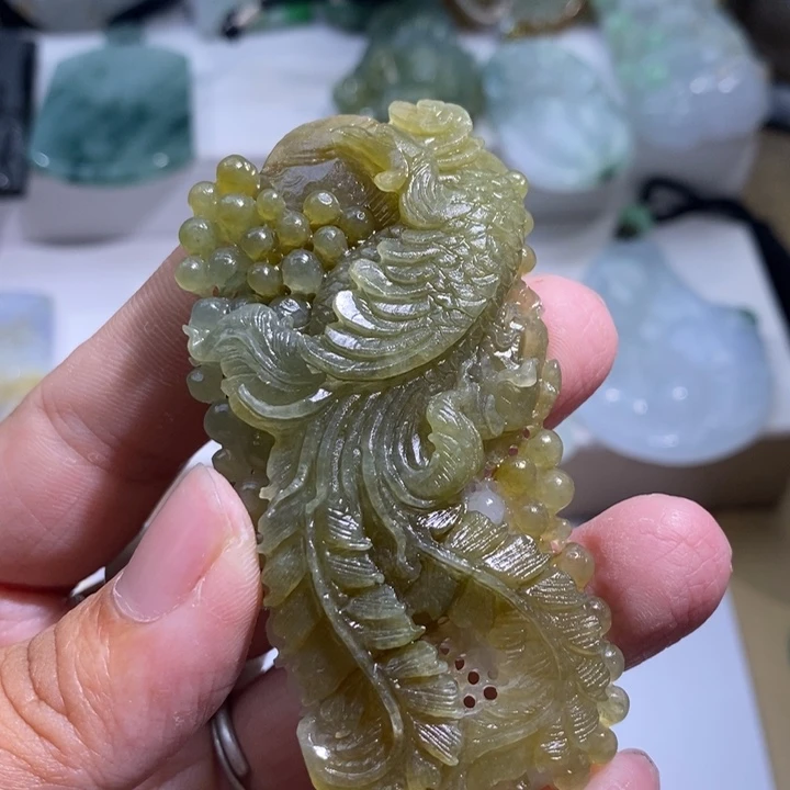 【闪购商品】颈饰未镶嵌翡翠凤凰