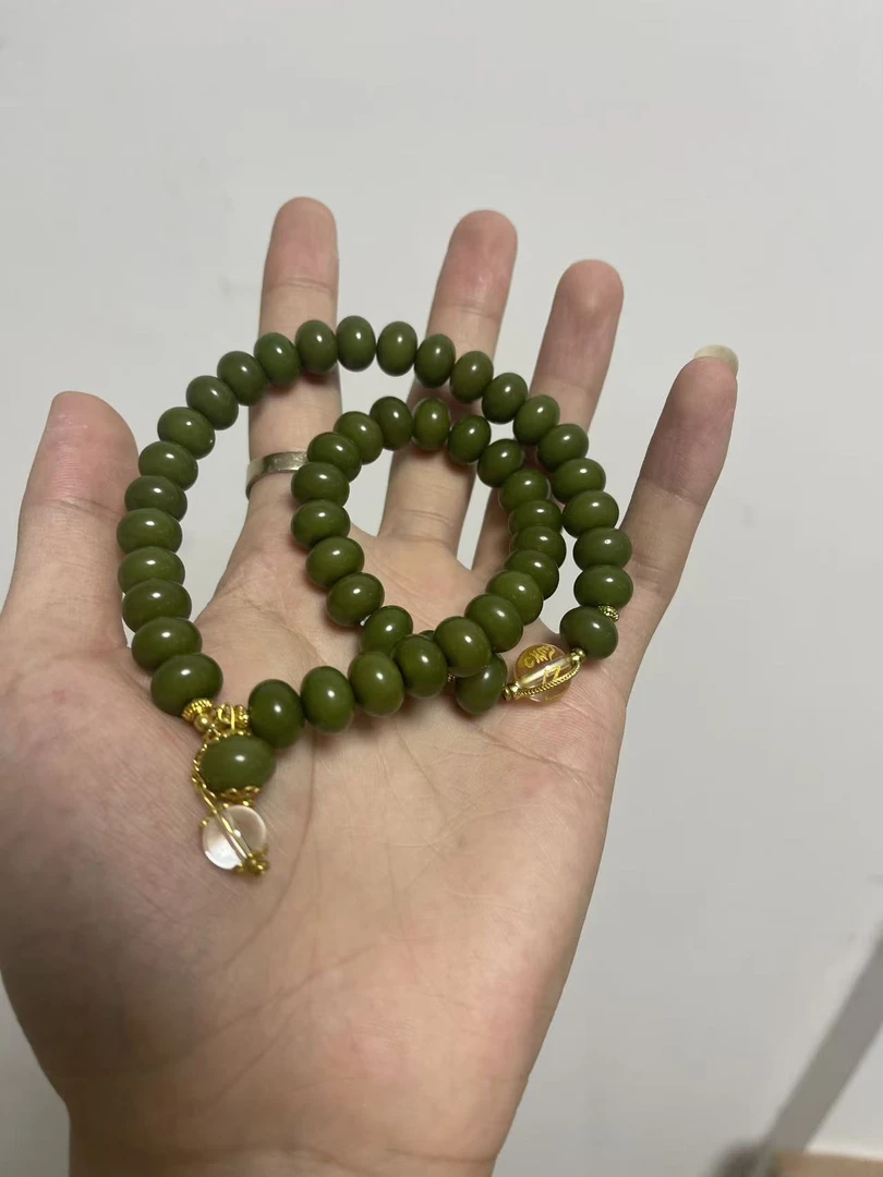 菩提双圈手串.（无礼盒.）