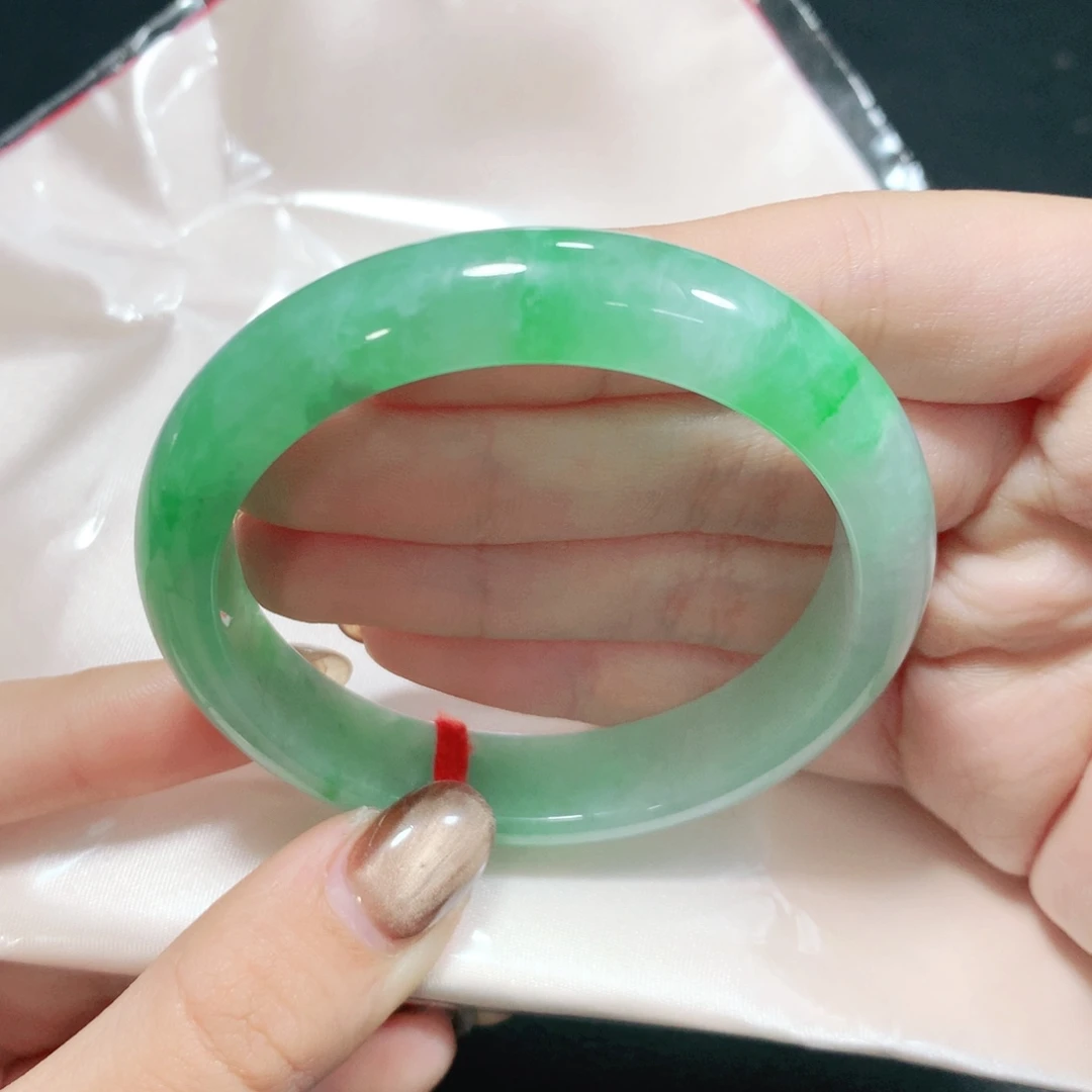 翡翠未镶嵌手镯53圈1288
