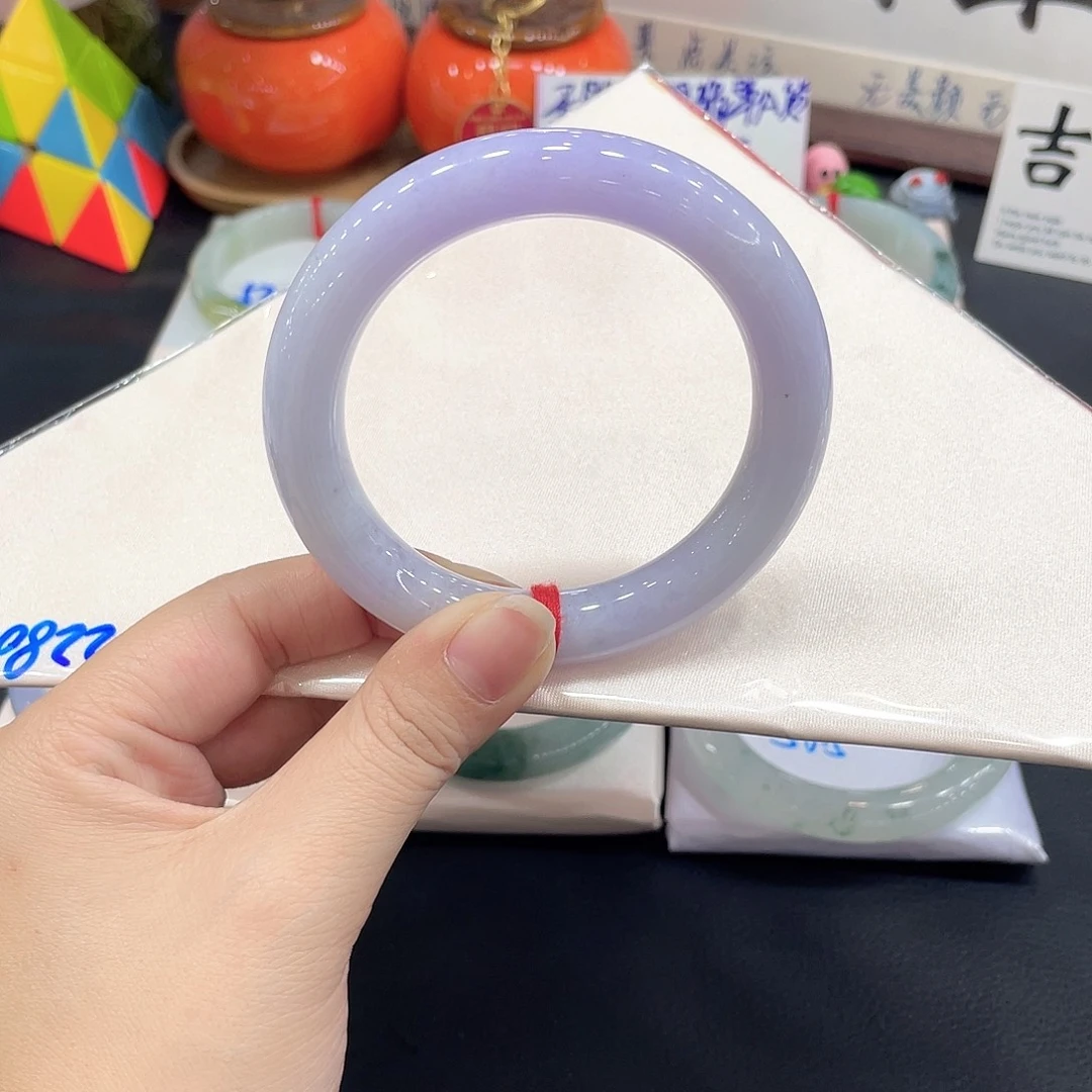 翡翠未镶嵌手镯天然缅甸A货翡翠手镯30