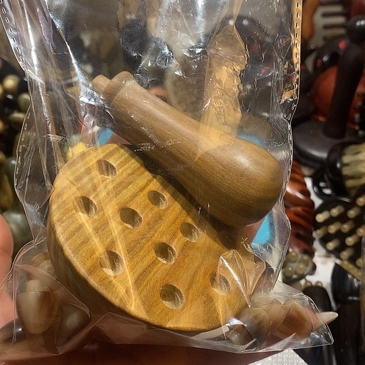 小***修紫光檀绿檀的12齿铃铛