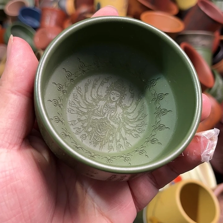 紫砂茶杯全手工紫砂主人杯