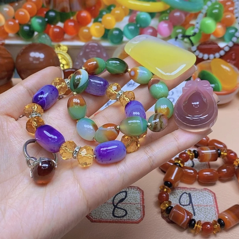 【闪购商品】玛瑙/玉髓颈饰未镶嵌香*