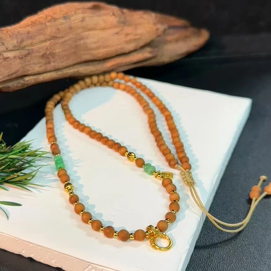 【陌玉精选】天然缅料A货翡翠原创DIY设计编织款功能链/一件 女士