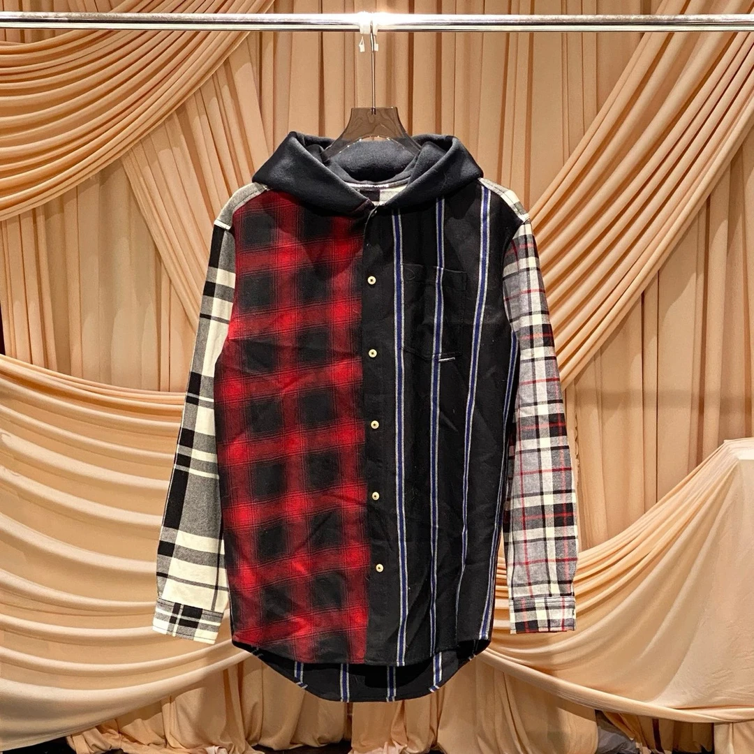 99新 YSL/圣罗兰 Alexanderwang 格子衬衫外套/Xs码/99新/JM37739