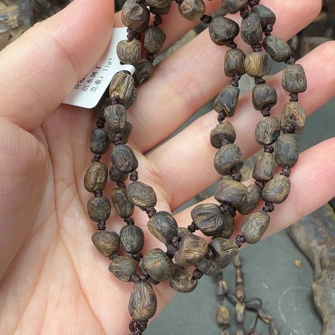 木沉水奇楠树丁随型多圈6mm