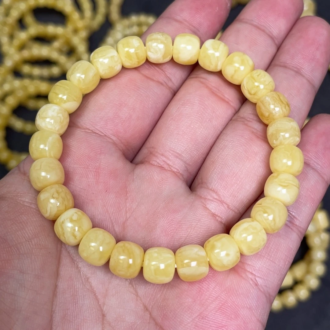 蜜蜡未镶嵌裸石蜜蜡手串8.8mm