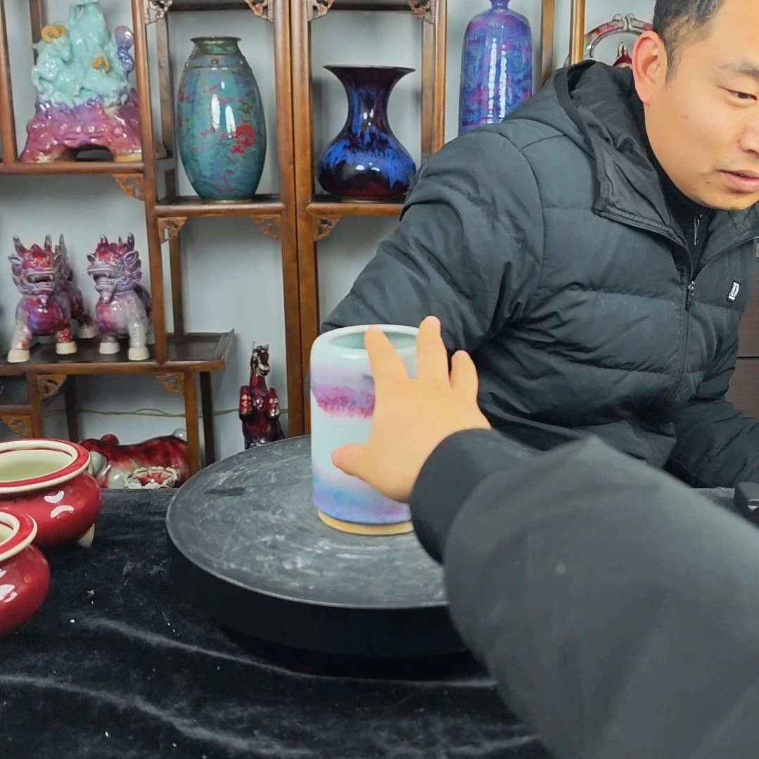 摆件神后镇钧瓷摆件