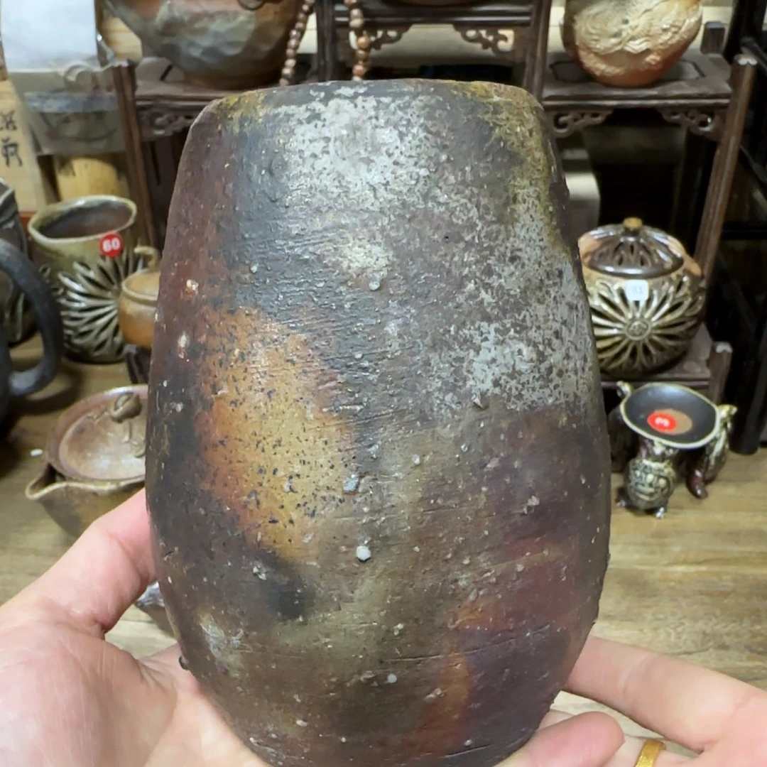 瓦当铃木黄一挂梁花器