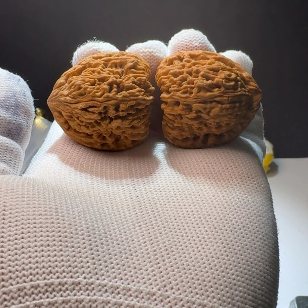 文玩核桃把件7号链接拉丝天残三角35-35-36