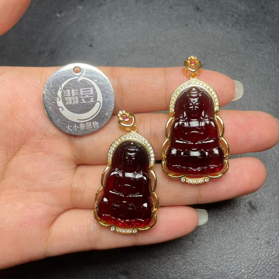 翡昱-N15-49755-琥珀吊坠S925银镶-多样性发其一