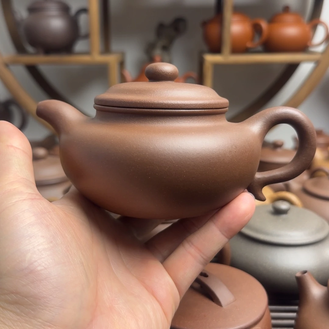 紫砂茶壶仿古300cc台西嫩底槽清
