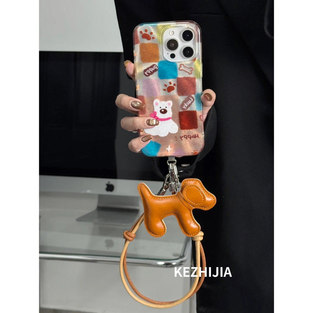 【壳之】高级ins风彩格西高地适用苹果16/15/14/13promax简约手机壳