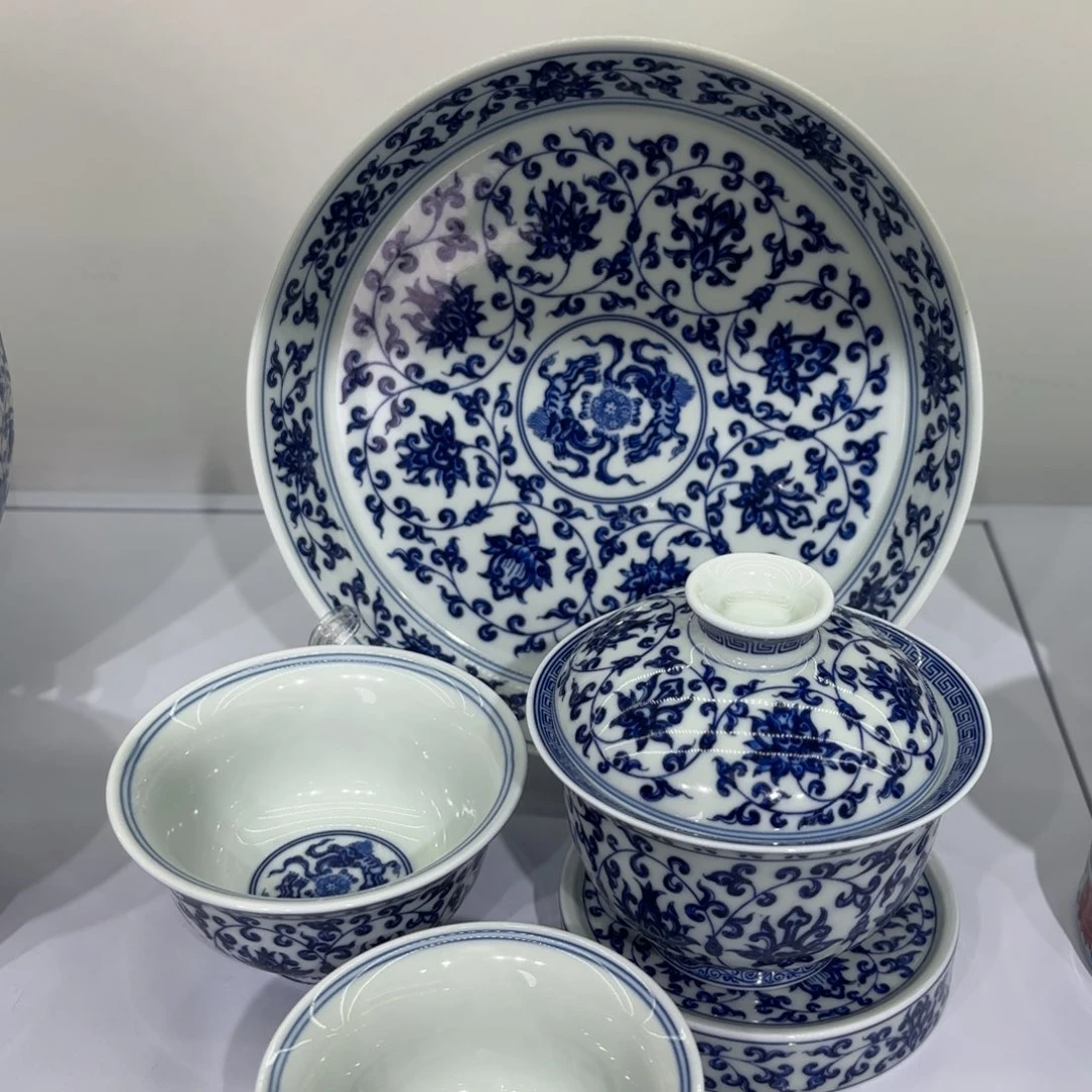 日***远景德镇陶瓷五件套