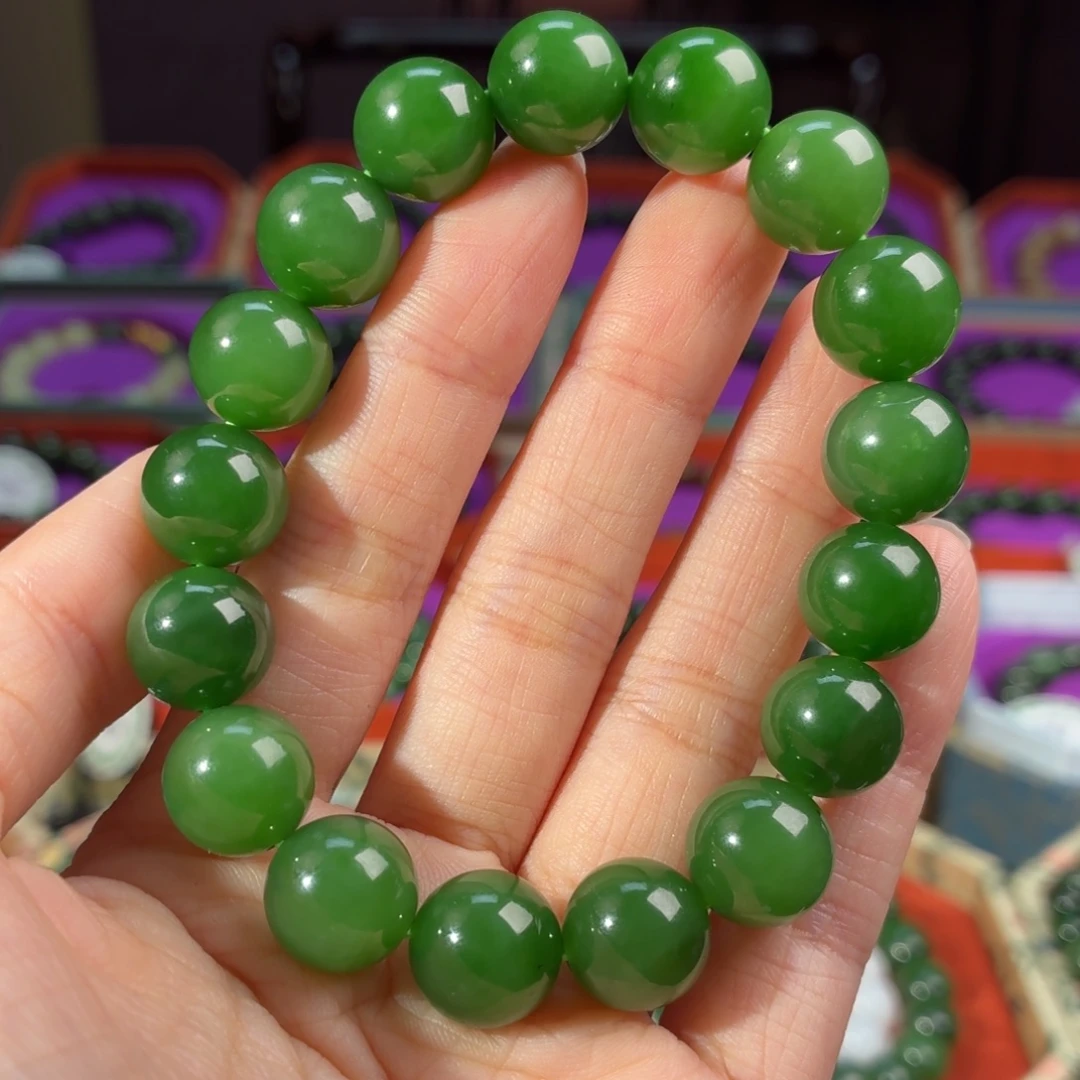 和田玉（碧玉）未镶嵌手串