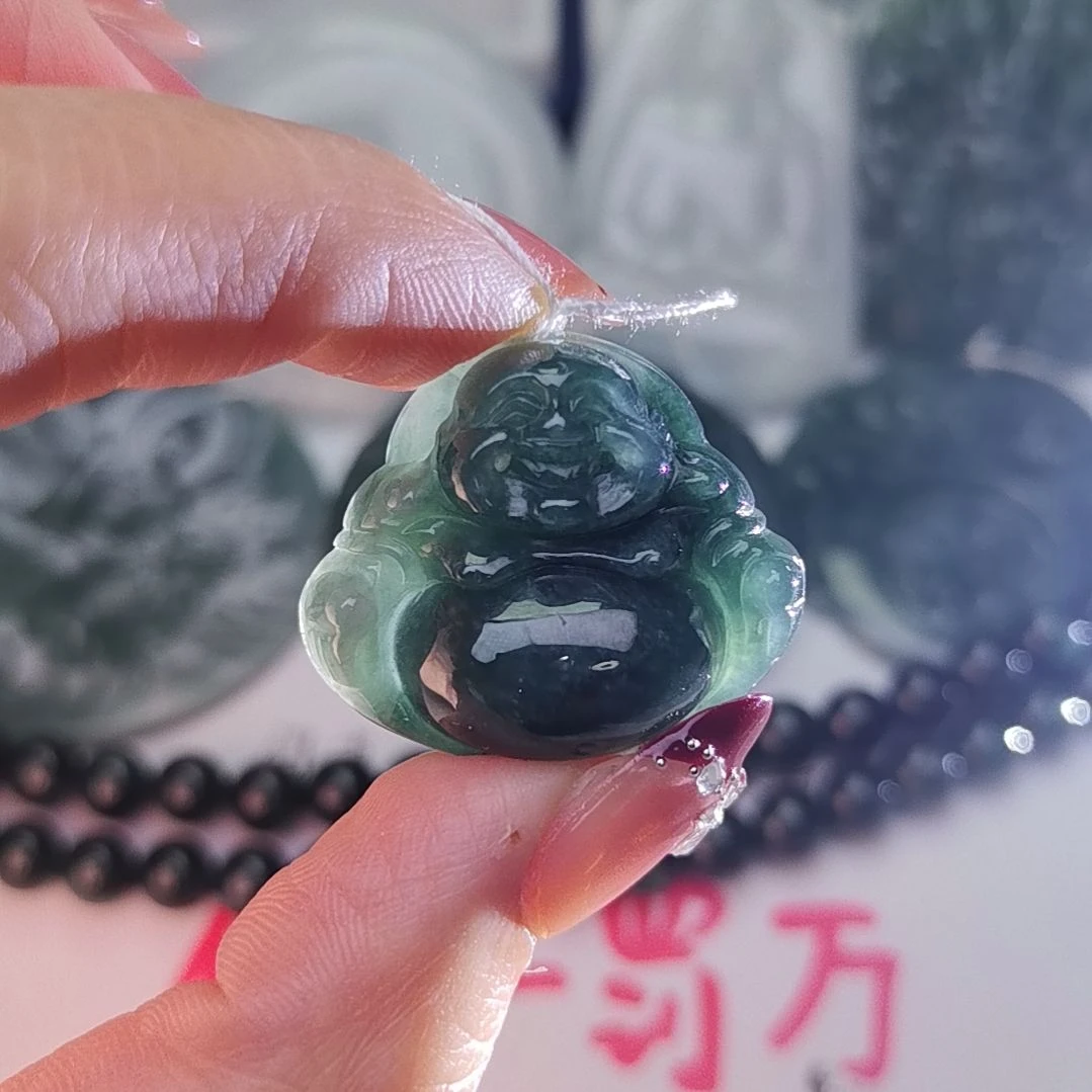 翡翠吊坠(不含链)未镶嵌天然的A货翡翠多样性发货