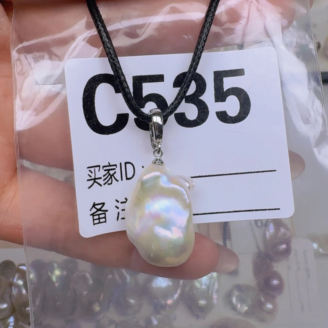 淡水珍珠耳饰银S925镶嵌
