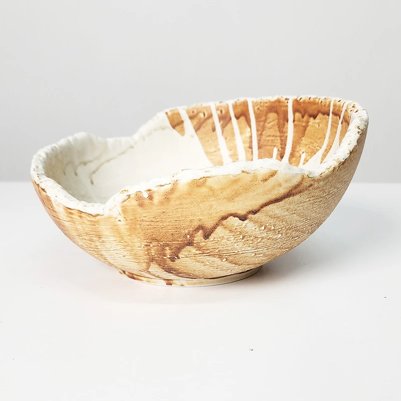 【10寸】摩瑟DP【10寸雷灵斜口碗】DXC花瓶摆件玻璃花盆