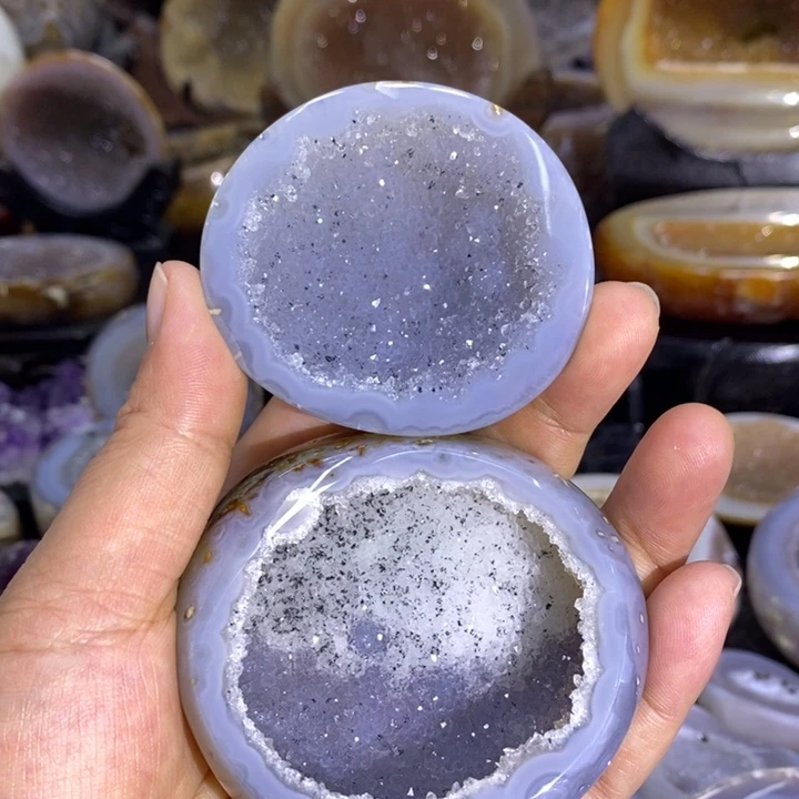 未镶嵌珠宝半成品水晶雪景盆