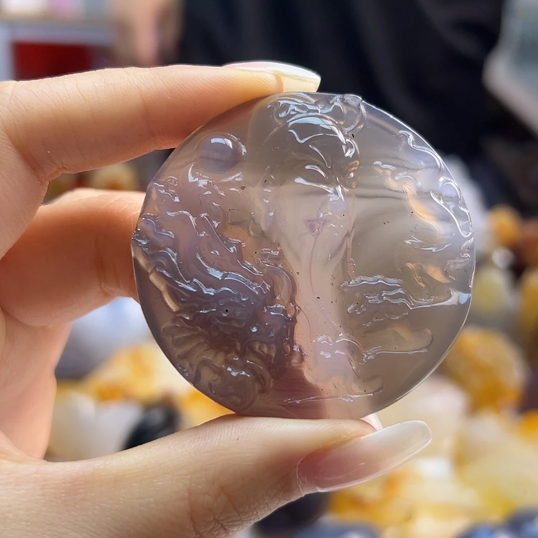 玛瑙/玉髓未镶嵌吊坠(不含链)