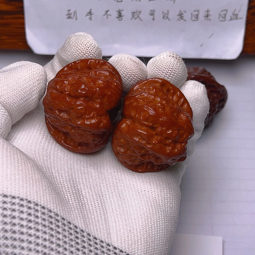 ****叔木质文玩核桃蛤蟆头