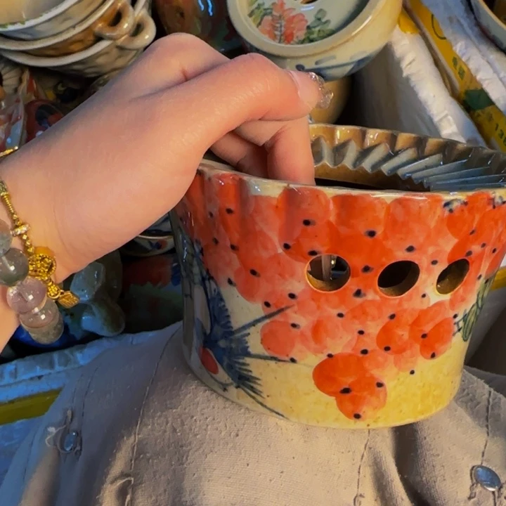 瓷片景德镇陶瓷手工手绘