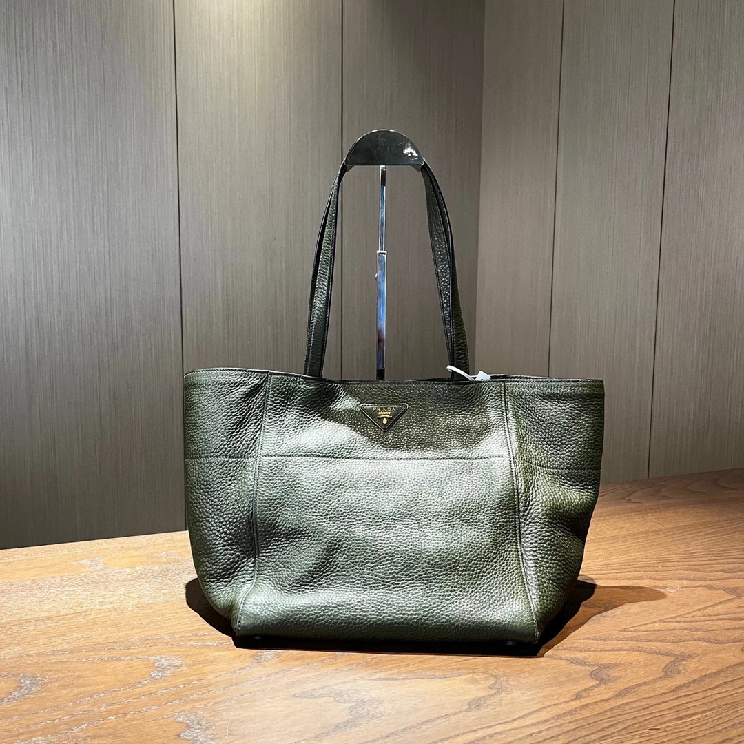 99新 Prada/普拉达 Prada普拉达 全皮托特包 尺寸25×25 yz