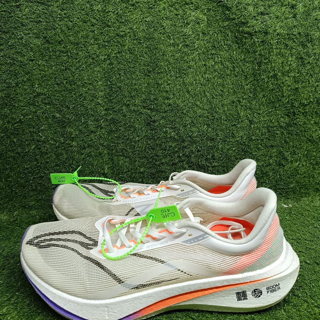 45码二手正品（鞋底鞋面修补鞋侧磨损）LiNing李宁 飞电3.0 challen