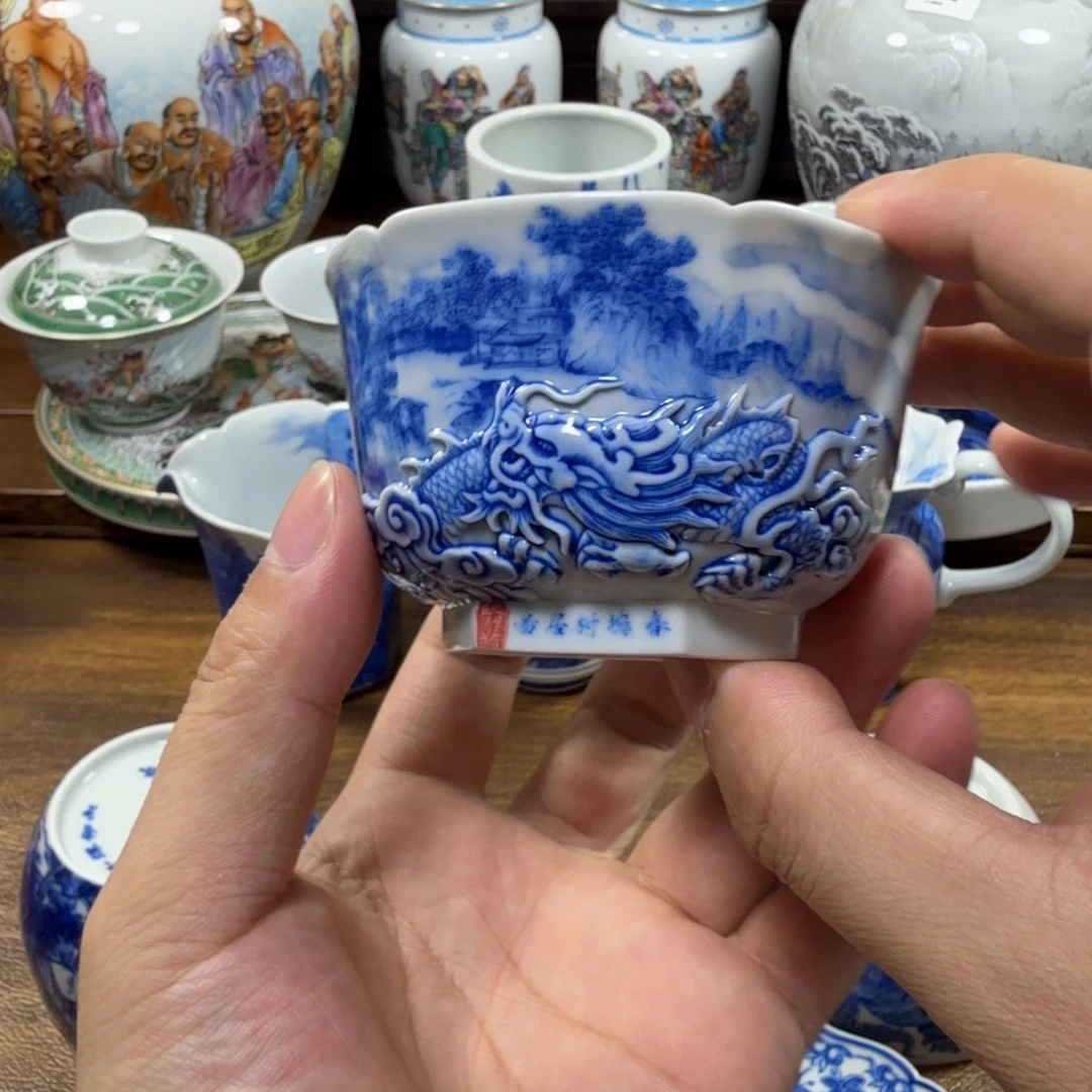 辣***新全手工全手绘陶瓷