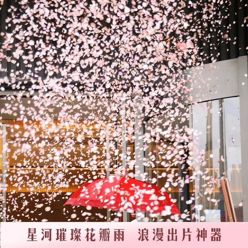 星河璀璨结婚礼炮婚礼礼花筒花瓣雨婚庆用品手持喷花筒玫瑰金礼炮