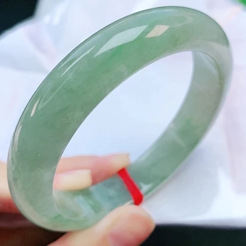 未镶嵌手镯翡翠56圈口010032