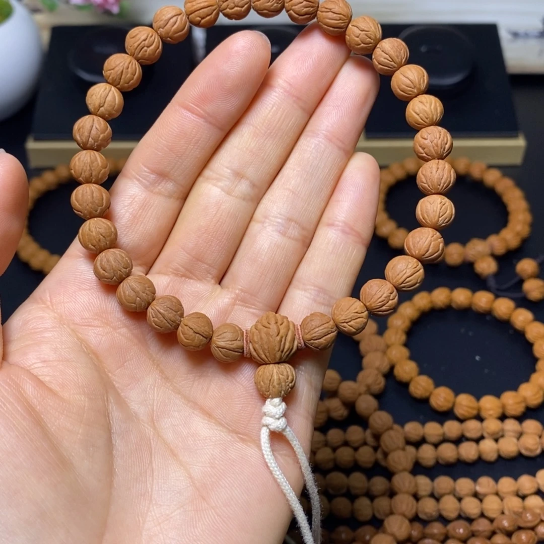 宽***西桃核手串秦岭文玩桃核手持