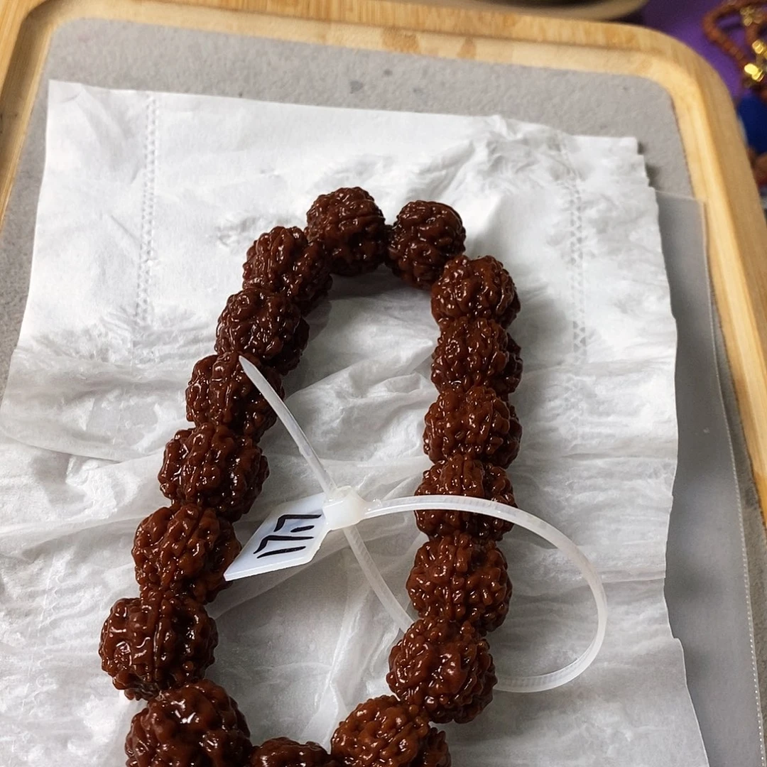 金刚菩提手串A***e门墩梅花17.7