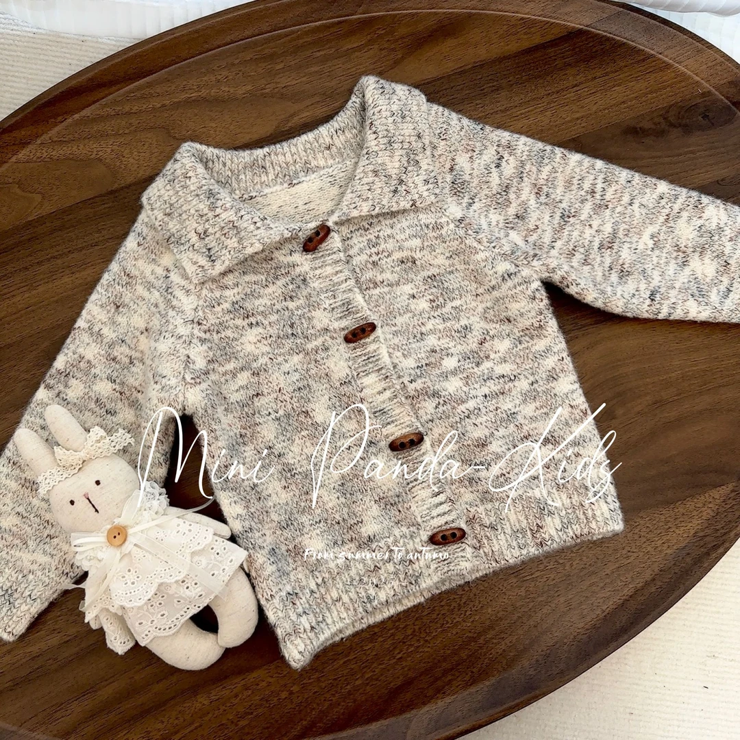 燕麦花纱毛衣开衫XSS587