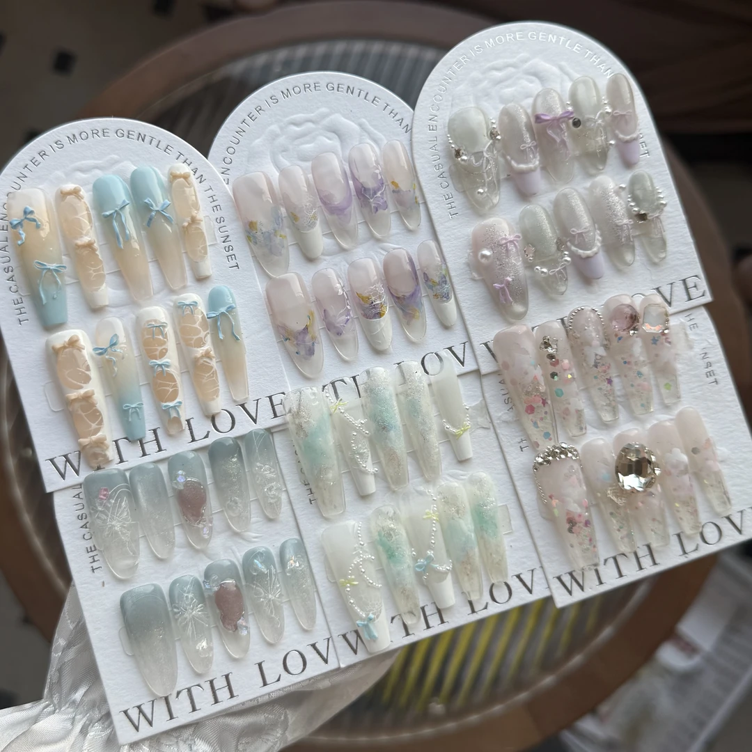 春三纯手工穿戴甲 下单备注编码