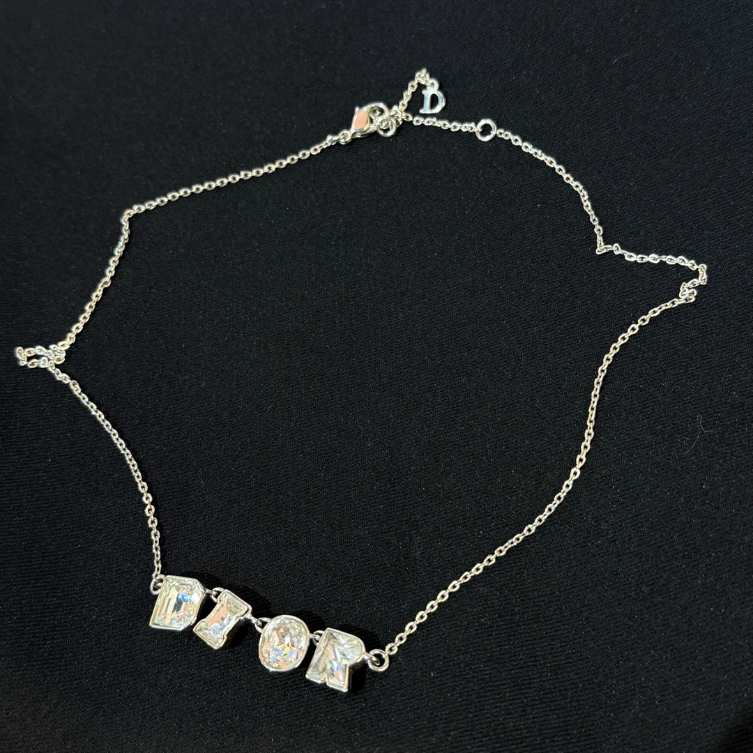 99新 DIOR/迪奥 乱乱子中古汉堡/项链/18570450
