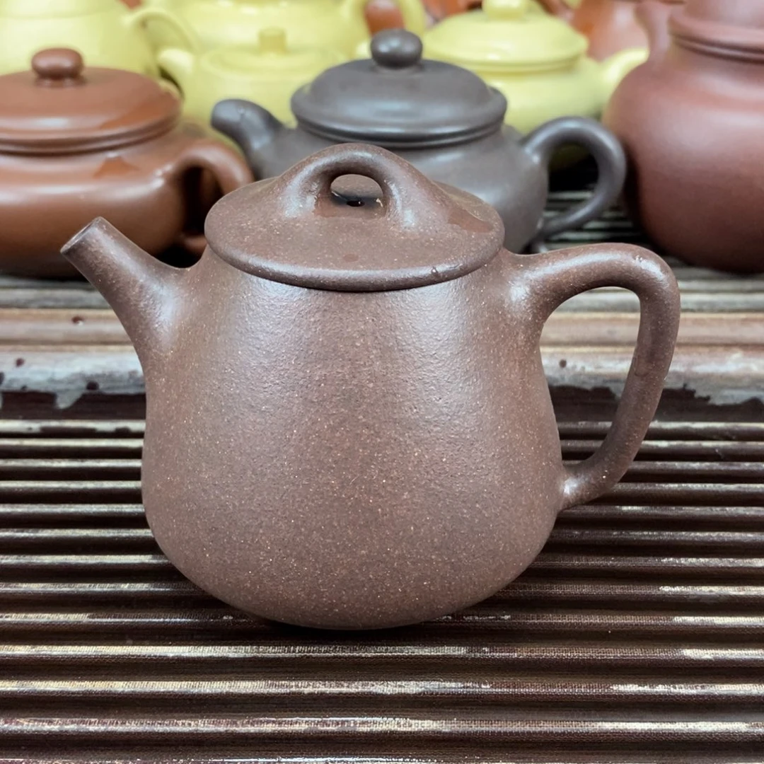 紫砂茶壶宜兴原矿紫砂壶高石瓢200c