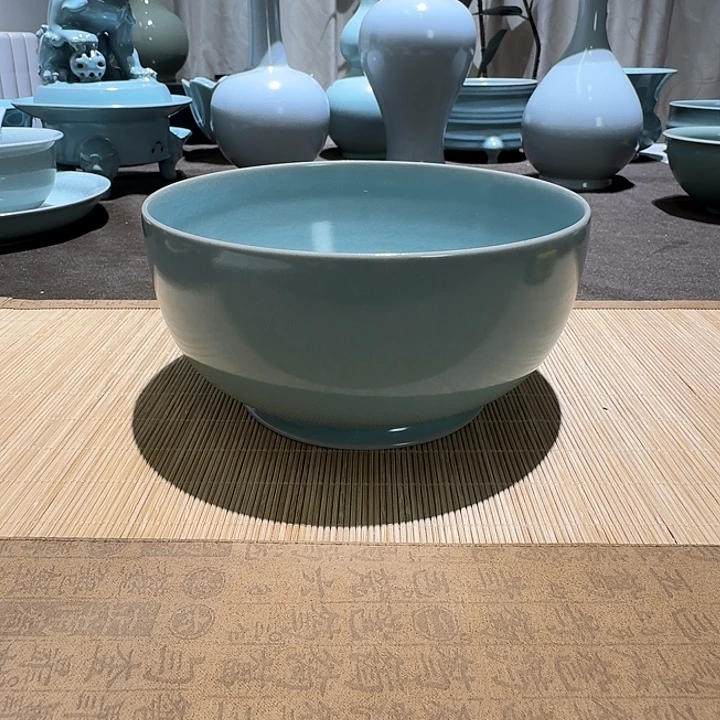 陶摆件全手工，罗汉碗，